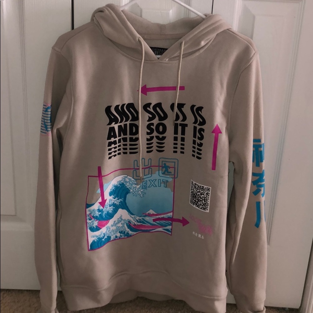 Tan trademark Hoodie